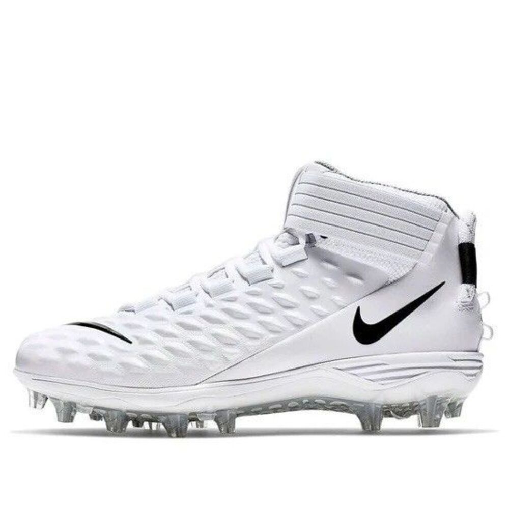 Size 14 Nike Force Savage Pro 2 White Black Mens Football Cleats AH4000-100
